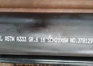 ASTM A333 GR.6 stálrör