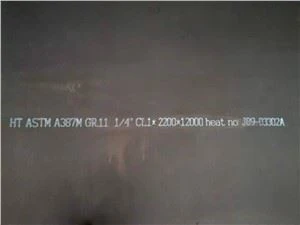 ASTM A387 Gr 12 blað